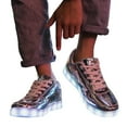 thumbnail image 6 of eileial Unisex LED Shoes Fashion Light up Shoes Breathable USB Charging Light up Sneakers Glowing Luminous LED Shoes,Silver 7.5, 6 of 6