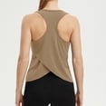 thumbnail image 3 of XIYON Womens Tops Loose Fit Sleeveless Yoga Shirt Cropped Athletic Top Casual Workout Tee Breathable Comfort Wear Streetwear, 3 of 4