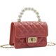 thumbnail image 4 of Mini bolso de gelatina para niñas pequeñas, bolso cruzado pequeño transparente de Color caramelo, bonitos bolsos de princesa con mango de perla, 4 of 5