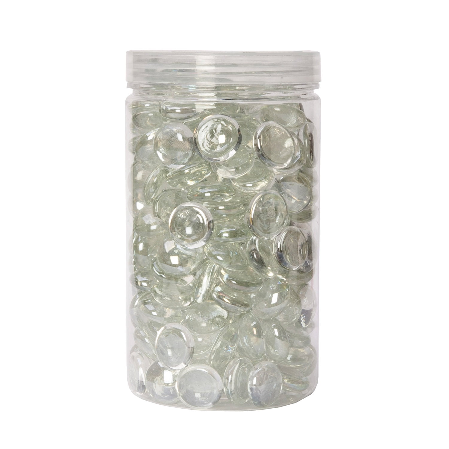 Akasha Decorative Clear Glass Gems, 38 oz. Jar