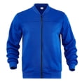 thumbnail image 5 of Men's Sweatshirt Full Zip Up Stand Collar No Hood Casual Jackets with Pockets Long Sleeve Mock Neck Fall Warm Coats, 5 of 7
