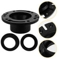 thumbnail image 1 of KAKOWELY 1 Set Rubber Toilet Gasket ABS Black for RV Maintenance, 1 of 8