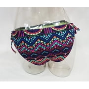 SO Tribal Print Side Tie Hipster Bikini Bottom Swimwear Juniors' Women's Small