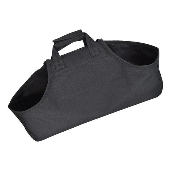 Injueey Durable Firewood Carrier Bag Log Storage Tote Woodpile Rack for Fireplace Almacenamiento y organización del hogar