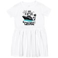thumbnail image 3 of Inktastic My First Cruise Girls Toddler Dress, 3 of 5