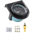 thumbnail image 2 of Kit de medidor de temperatura del agua para automóvil, LED negro, medidor universal de temperatura del agua para automóvil, diales de 101,6-120 ° (diámetro 52 mm), 2 of 5