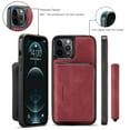 thumbnail image 3 of iPhone 13 Pro Max Case,Dteck Magnetic Leather Detachable Wallet Functional Removable Case Shockproof Rubber Cards Holder Money Pocket Hybrid Kickstand Back Cover For iPhone 13 Pro Max 6.7-inch,Red, 3 of 7