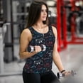 thumbnail image 4 of Vsdgher Joystick Gamepad Print Tank Top Sports Vest Bra for Women Sports ,Performance Stretchy Quick Dry Sports Workout Running Top Vest with Removable Pads, 4 of 8