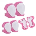 thumbnail image 3 of Conjunto de Equipo de Protección para Niños: Rodilleras, Coderas y Muñequeras para Patinaje, Ciclismo, Bicicleta, Patinete, Color Rosa., 3 of 6