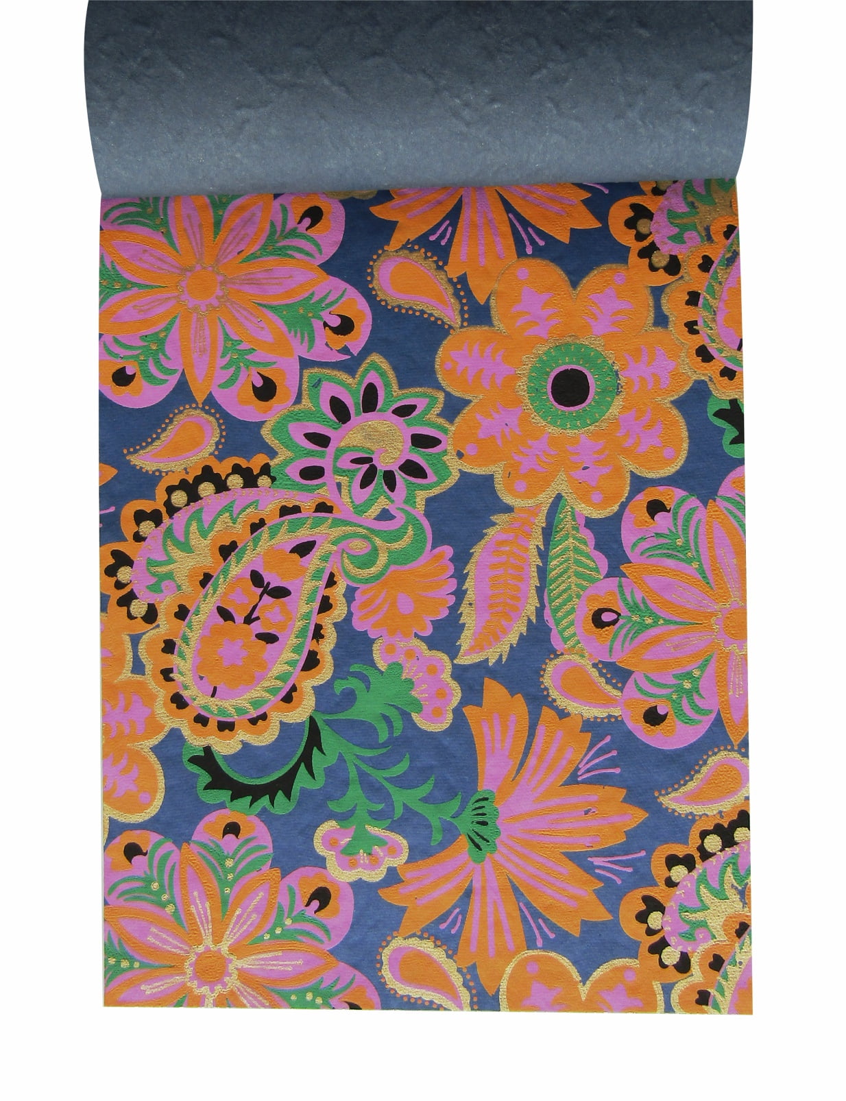 Paperhues Flower Power Handmade Scrapbook Papers 8.5x11" Pad, 36 Sheets.
