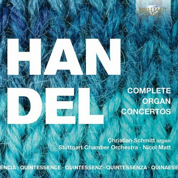 Schmitt Stuttgart Chamber Orchestra Matt - Complete Organ Concertos - Music & Performance - CD