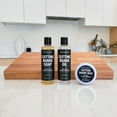 thumbnail image 6 of CARON & DOUCET - Ultimate Cutting Board Maintenance Set: Conditioning Oil, Cleaning Soap & Finishing Wax | 100% Plant-Based & Vegan | Best Protection for Wood & Bamboo Cutting Boards & Butcher Blocks!, 6 of 6