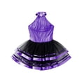 thumbnail image 4 of ranrann Kid Girls Sleeveless Leotard Gymnastics Ballet Dance Tutu Dress Ballerina Ballroom Costumes Purple 10, 4 of 5