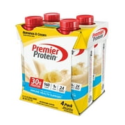 Premier Protein Shake, Bananas & Cream, 30g Protein, 11 Fl Oz, 4 Ct