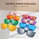 thumbnail image 3 of Paquete de 10 Gafas de Sol Pibupibu Fiesta Neón con Lentes Espejados y Protección UV400, 3 of 6
