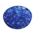 thumbnail image 1 of Balery Blurred Star Snow Christmas Fundas de asiento para taburete de bar redondo de tela de terciopelo ajustables que protegen de arañazos y manchas para sillas de 14 a 17 pulgadas.-12 inch, 1 of 7