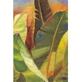 thumbnail image 2 of Pinto, Patricia 11x14 White Modern Wood Framed Museum Art Print Titled - Through the Leaves Square Panel II, 2 of 4