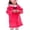 Red, variant on Kids Hooded Button Down Long Jacket Bow Rainwear Lightweight Raincoat Women Lightweight Shawl Wrap Red,2-3 Year