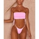 thumbnail image 2 of Traje baño crochet para mujer, top con cuello halter, 2 of 4
