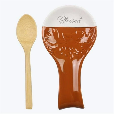 

Youngs 82246 Ceramic Fall Chai Latte Spoon Rest