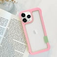 thumbnail image 2 of Compatible with iPhone 14 Pro Max Bumper Frame Case Frameless Cooling Heat Dissipation No Backplate Protection Fashion Shockproof Cover for Girls Women Man Pink, 2 of 14