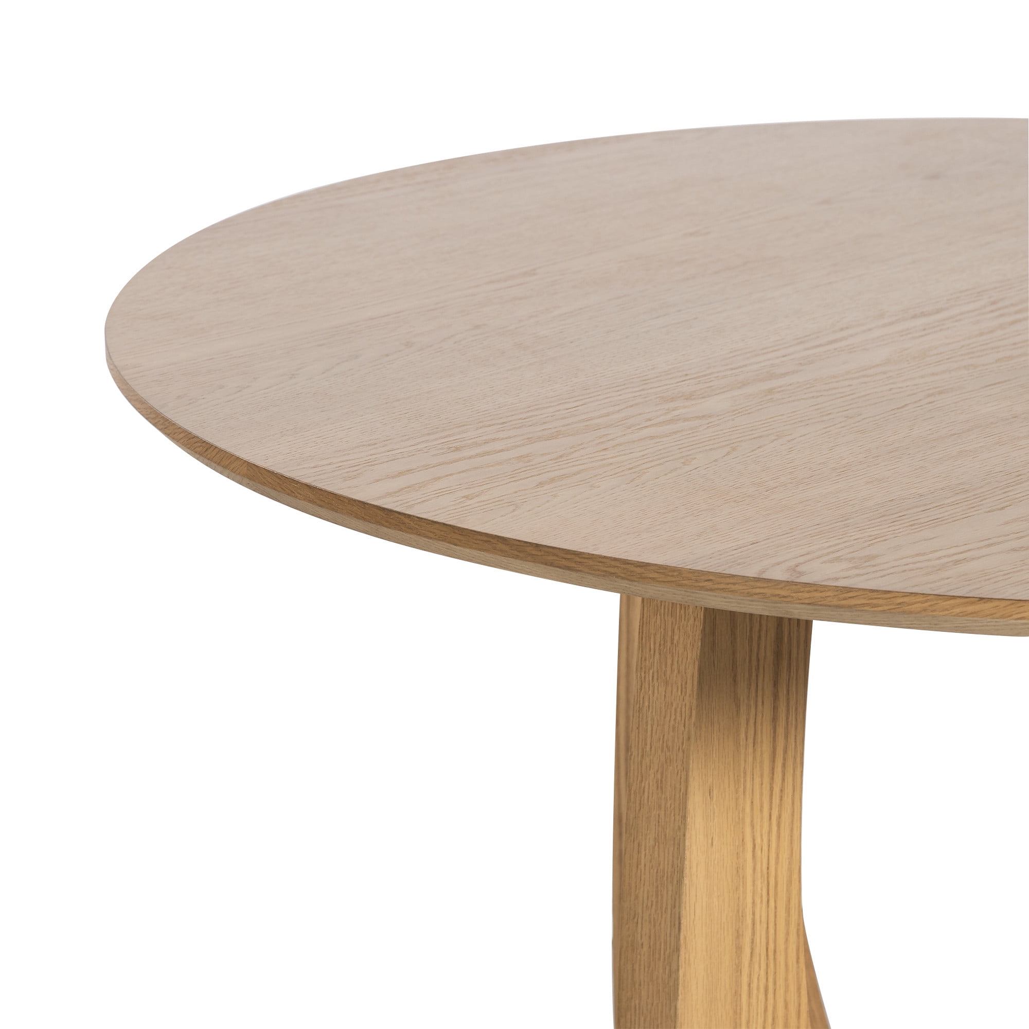 MAYEERTY 42x42x30 Modern Dining Table, Contemporary Home Wood Kitchen Table, Natural Wood