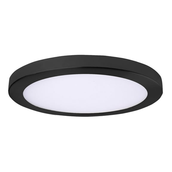 LED-SM15DL-BLK LED PLATTER ROUND LIGHT 15 x 1 BLACK AMAX LIGHTING INC.