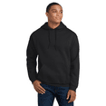thumbnail image 2 of Gildan Heavy Blend Hooded Sweatshirt, Everyday Pullover Hoodie for Casual Style, Black, S, 2 of 5