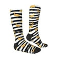 thumbnail image 3 of Balery Gold Flamingo Printed Novelty Socks Men's Women's Crew Socks Sports Socks Knee High Socks Cotton Socks Quirky and Cool Socks, 3 of 9