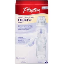 Playtex Nurser System Drop Ins Bottle Liners, Pre-Formed, Soft, 50 ct, 8 oz