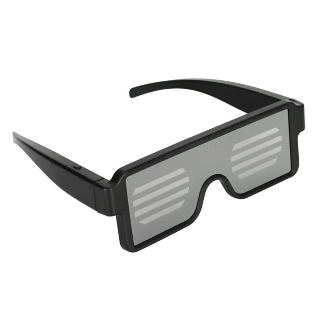Light Up Glasses, Waterproof 164 LED Portable High Brightness Party Glasses, USB Charging For Clubs Carnivals