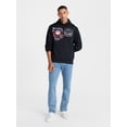 thumbnail image 2 of Nightmare Before Christmas Men's and Big Men's Graphic Hoodie Sweatshirt, Sizes XS-5XL, 2 of 6
