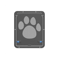 thumbnail image 7 of Pet Kitty Dog Door Flap Gate Opener Controlled Entry Electronic Screen Window Protector Wall Mosquito Net(Small), 7 of 7