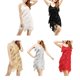 thumbnail image 4 of Guardurnaity Vestido de baile latino Rumba para mujer, traje de salón con borlas, flecos de lentejuelas Vestidos negro Guardurnaity FS10161-02, 4 of 6
