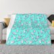 thumbnail image 1 of Fotbe Seashell And Starfish Manta de Franela con Estampado, Manta Ultrasuave para Cama, Sofá, Auto, Hipoalergénica y Antibolitas-40"x30", 1 of 6