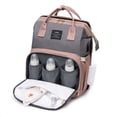 thumbnail image 3 of Bolso multifuncional de moda para mamá, bolso para la espalda, bolso para la leche, fácil de llevar, bolso esencial de gran capacidad para madres y bebés, juguetes para entrega, 3 of 4