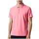 thumbnail image 2 of Blusa y camisa de manga corta con cuello vuelto para hombre, color liso, informal, holgada, a la moda, de seda helada, sin costuras, transpirable, elástica, con botones, de cedro, blusa de manga corta, 2 of 6