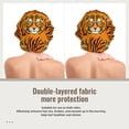 thumbnail image 2 of Yiaed Tiger Print Satin Bonnet Silk Bonnet Hair Bonnet for Sleeping Hair Bonnets, 2 of 6
