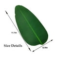 thumbnail image 2 of 17.7x8.9In Faux Tropical Leaves,Reusable Banana Leaves,Pack of 10 QZS Table Decoration Accessories for Table Runner Centerpieces Placemat, 2 of 6