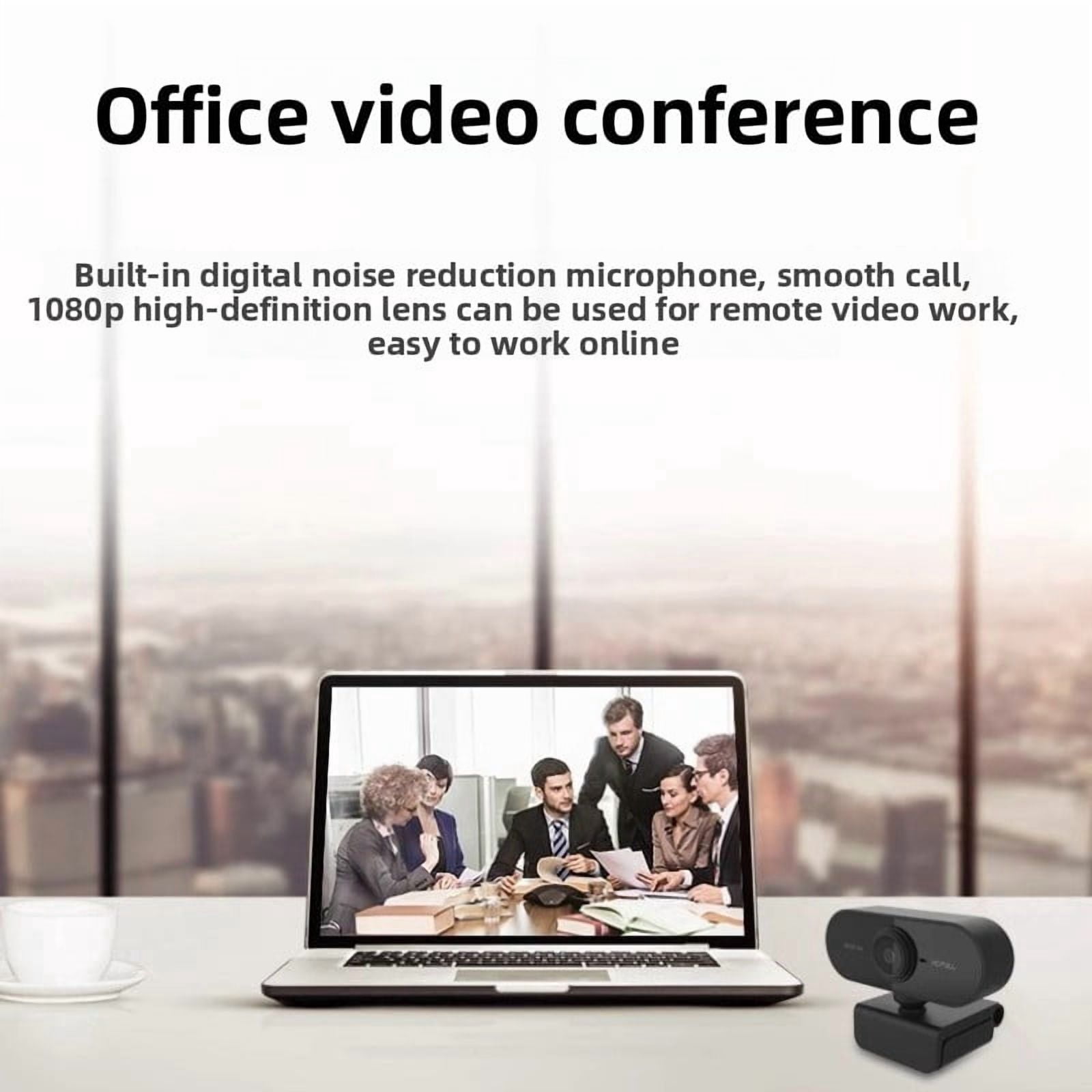 1080P HD Webcam USB Network Camera with Built-in Microphone Web Camera for Laptop Desktop Video Conference Online Meeting