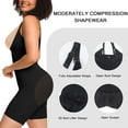 thumbnail image 5 of MANIFIQUE Bodysuit for Women Tummy Control Shapewear Open Bust Mid-Thigh Body Shaper, 5 of 5