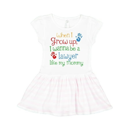 

Inktastic Lawyer like Mommy Gift Toddler Girl Dress