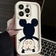thumbnail image 3 of Disney Mickey Mouse Stitch Soft Case for iPhone 15 14 13 12 11 Pro Max XS X XR 8 7 6S 6 Plus SE 2020 Frosting Shockproof Cover, 3 of 4