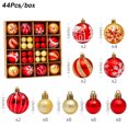 thumbnail image 4 of 1Box Mixed Christmas Ball Ornament Red White Gold Xmas Tree Hanging Bauble Pendants Christmas Decorations For Home Navidad Noel, 4 of 4