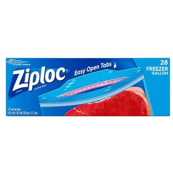 28-Count 1 Gal Freezer Bags