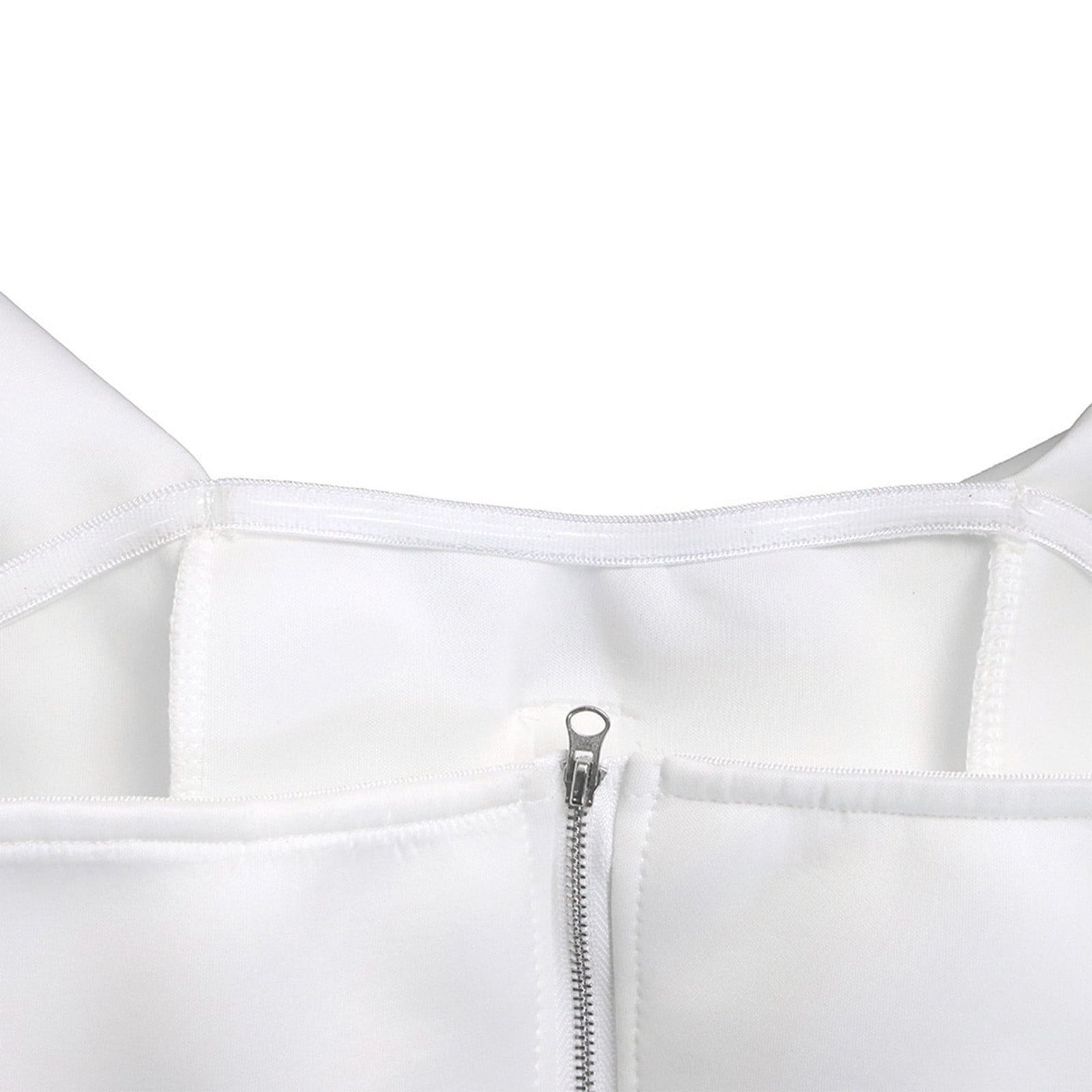 Women's Elegant Big Bow Tie Tube Tops Strapless Off Shoulder Sexy Backless Solid Tank Crop Shirts