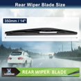 thumbnail image 2 of xianlin-350mm 14 Inch Rear Window Windshield Wiper Blade for Honda CR-V for Subaru Forester Legacy, 2 of 4
