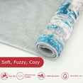 thumbnail image 2 of iOhouze 5x7 Area Rugs Modern Abstract Washable Rug Soft Low Pile Non-slip Rubber Backed Carpet Rugs Print Distressed Blue Rug for Living Room Bedroom Dining Room, 2 of 7