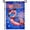 God Bless Starburst Flamingo, variant on God Bless America 4th of July Garden Flag 12x18 Inch Burlap Double Sided Flamingo Bow Tie Flag Yard Patriotic Independence Day Memorial Day Yard Flags for Farm Outdoor Decorative Outside