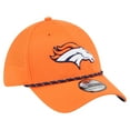 thumbnail image 3 of Men's New Era Orange Denver Broncos Perforated 39THIRTY Flex Hat, 3 of 5